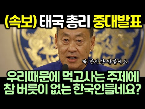 "한국이 만만해보였니?" 한국 관광 안온다고 협박하던 태국정부가 현재 후회의 눈물 흘리며 긴급사과하고 있는 이유