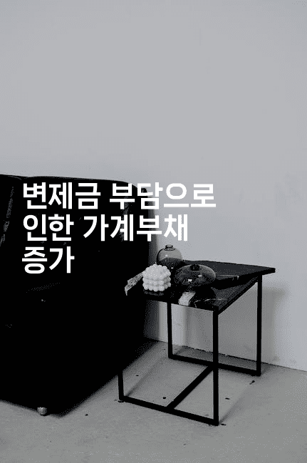 변제금 부담으로 인한 가계부채 증가-코코타이