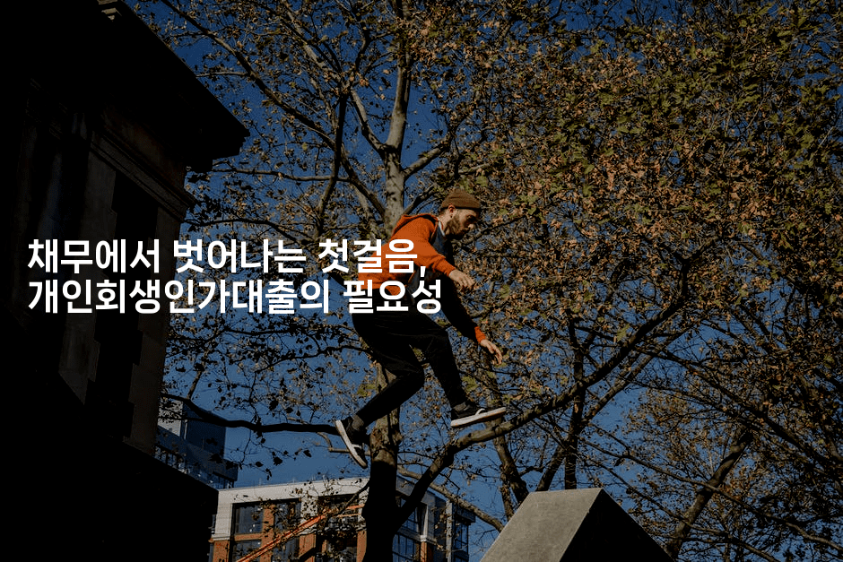 채무에서 벗어나는 첫걸음, 개인회생인가대출의 필요성-코코타이