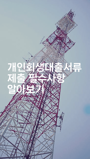 개인회생대출서류 제출 필수사항 알아보기-코코타이