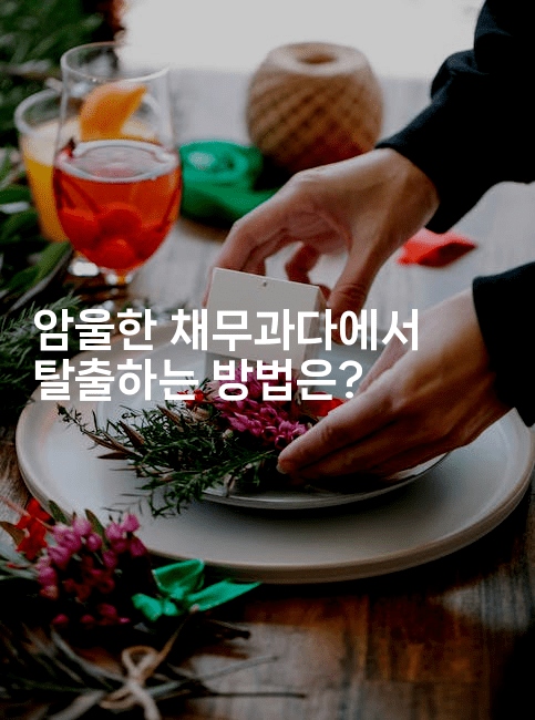 암울한 채무과다에서 탈출하는 방법은?-코코타이